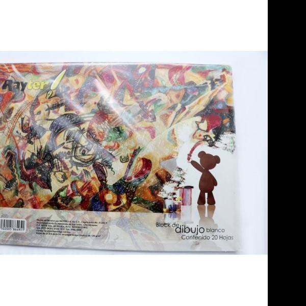 BLOCK ARTE RAYTER CHICO PEG.20H 33.5X24 BCO. C.12